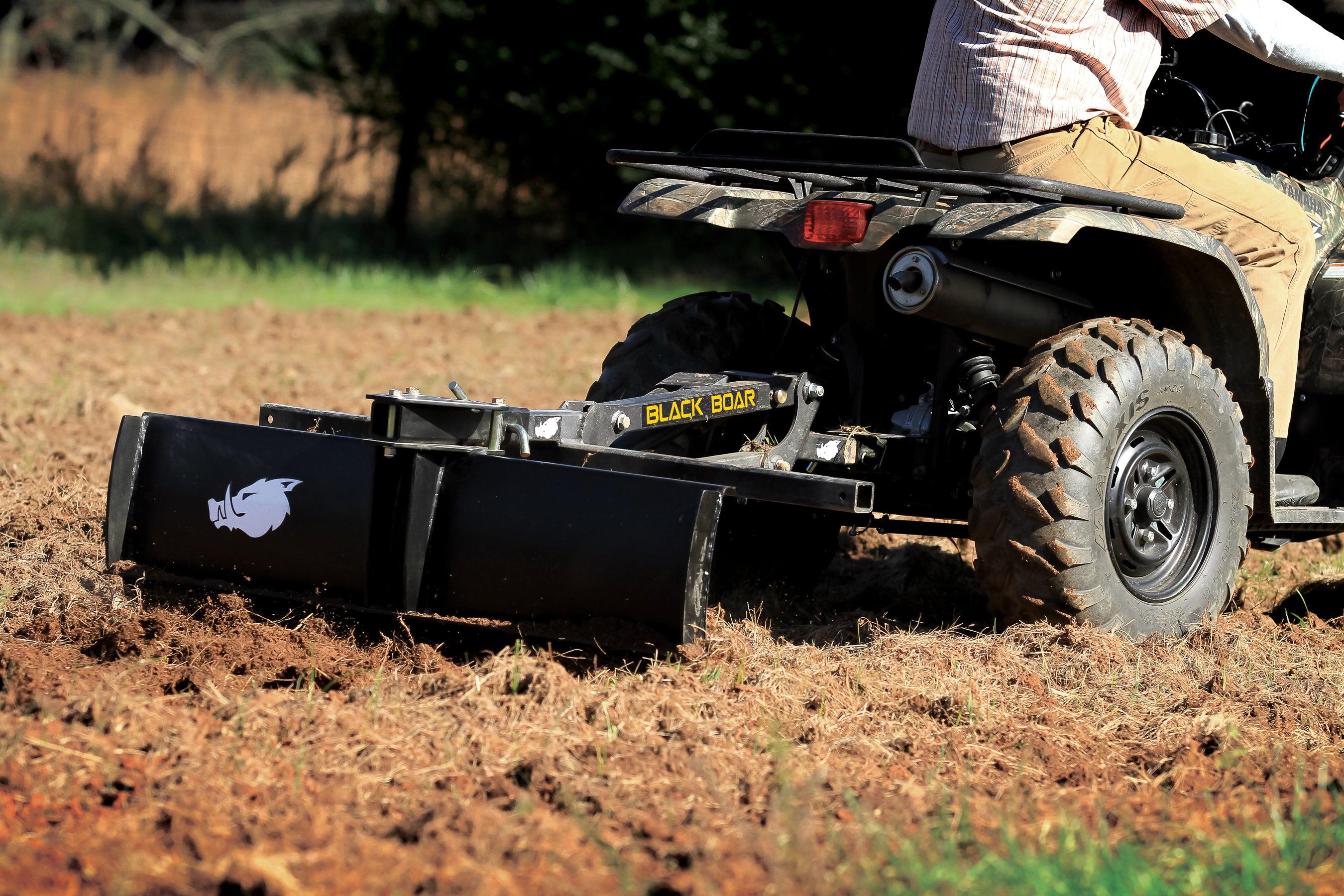 Black Boar ATV / UTV Scrape Blade Implement - Black Boar ATV