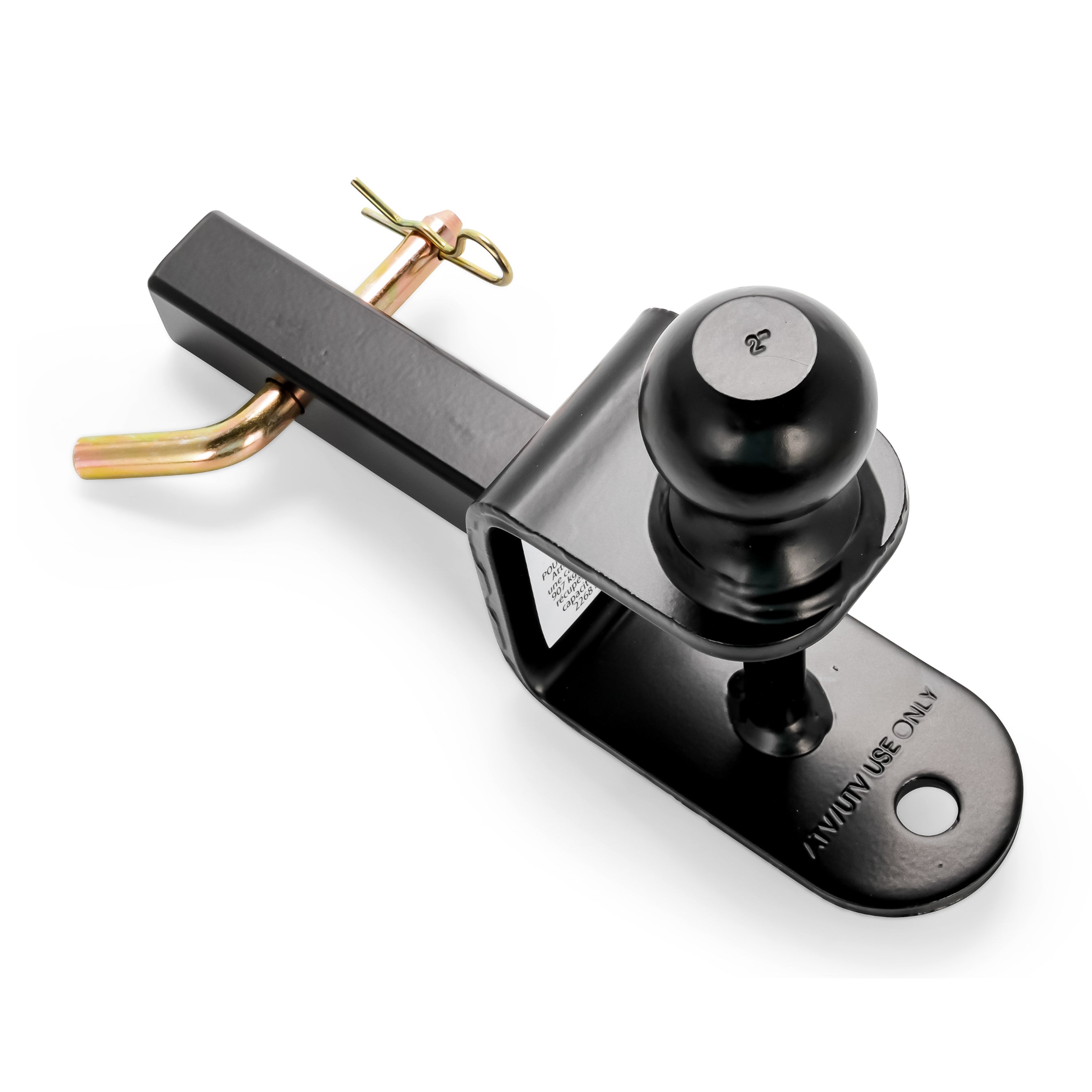 Black Boar ATV Multi-Hitch Ballmount - 2" ball, 1 1/4" shank - Black Boar ATV