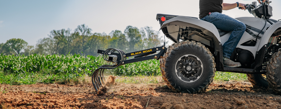 Best Time of Year to Use Black Boar ATV S-Tine Cultivator Implement