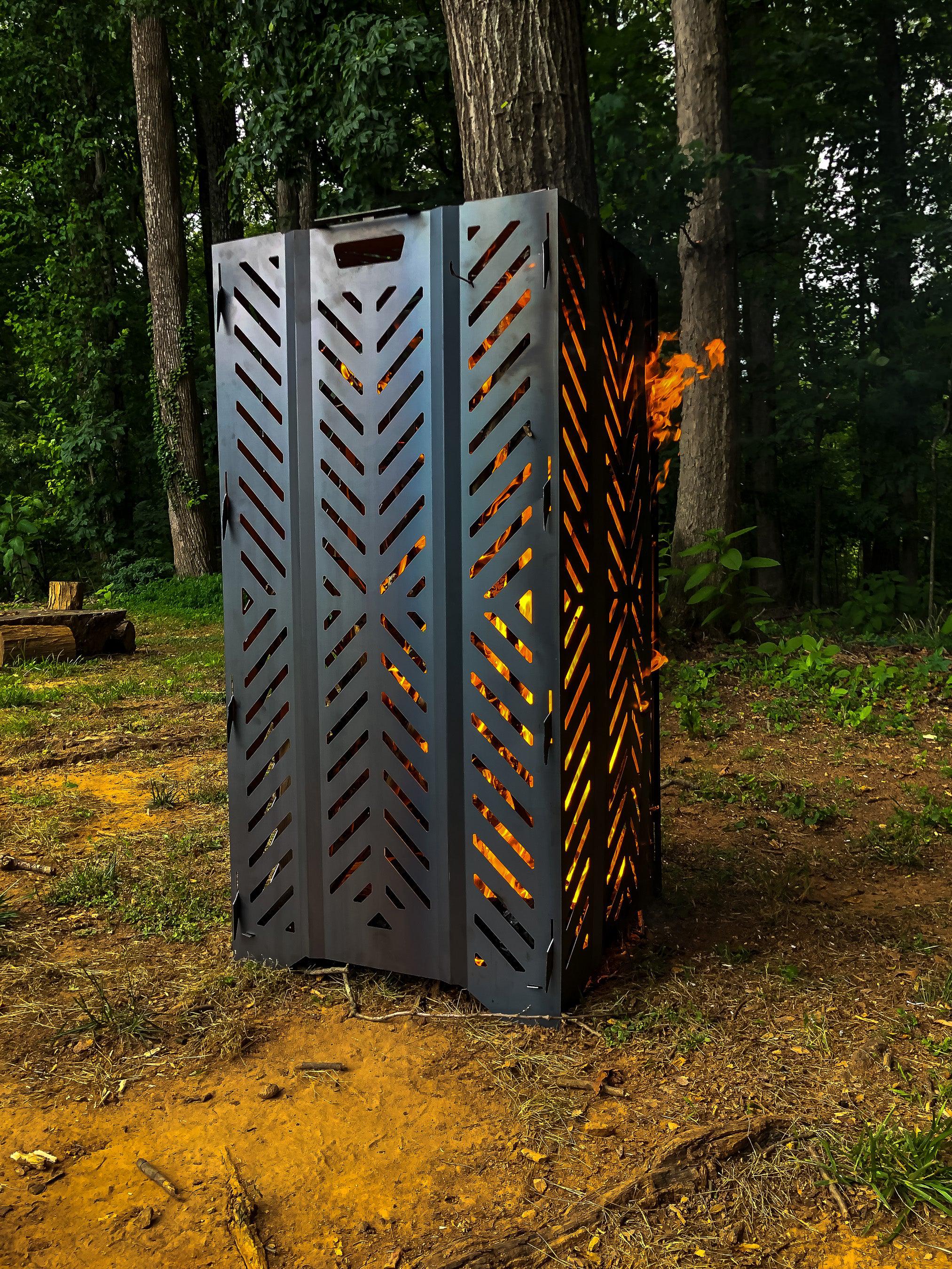 Camco Large Burn Bin, 47-Inch - Black Boar ATV