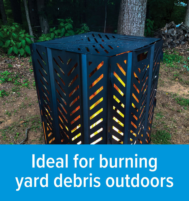Camco Large Burn Bin, 47-Inch - Black Boar ATV