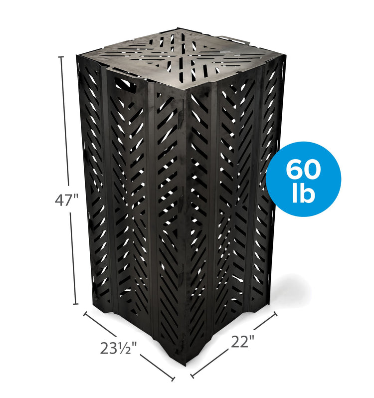 Camco Large Burn Bin, 47-Inch - Black Boar ATV