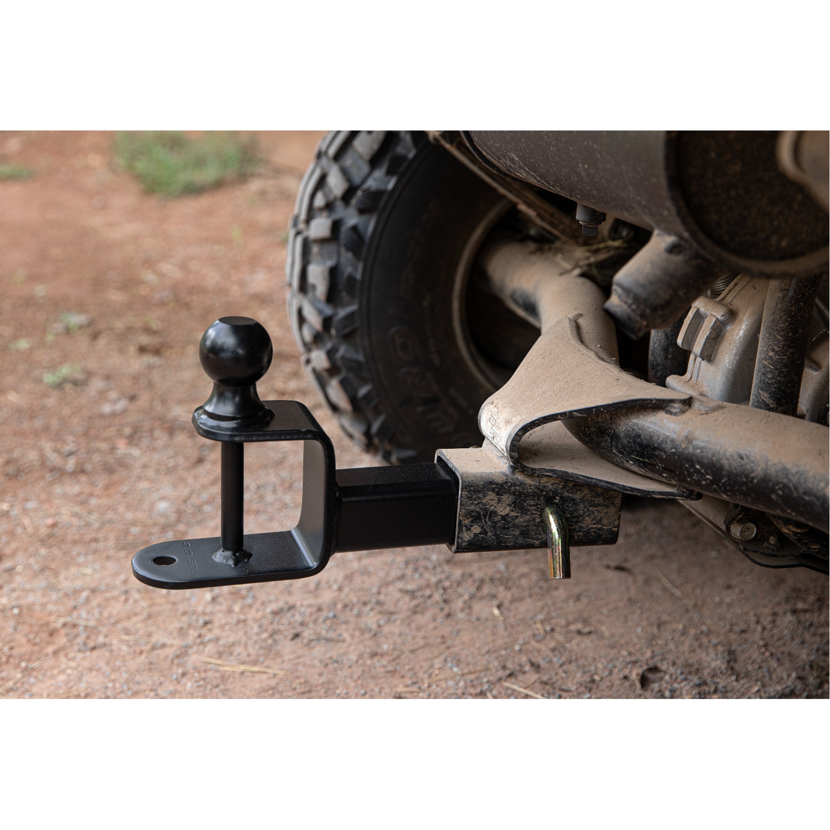 Black Boar ATV / UTV Extended Ball Mount, 2-Inch Ball, 2-Inch Shank - Black Boar ATV