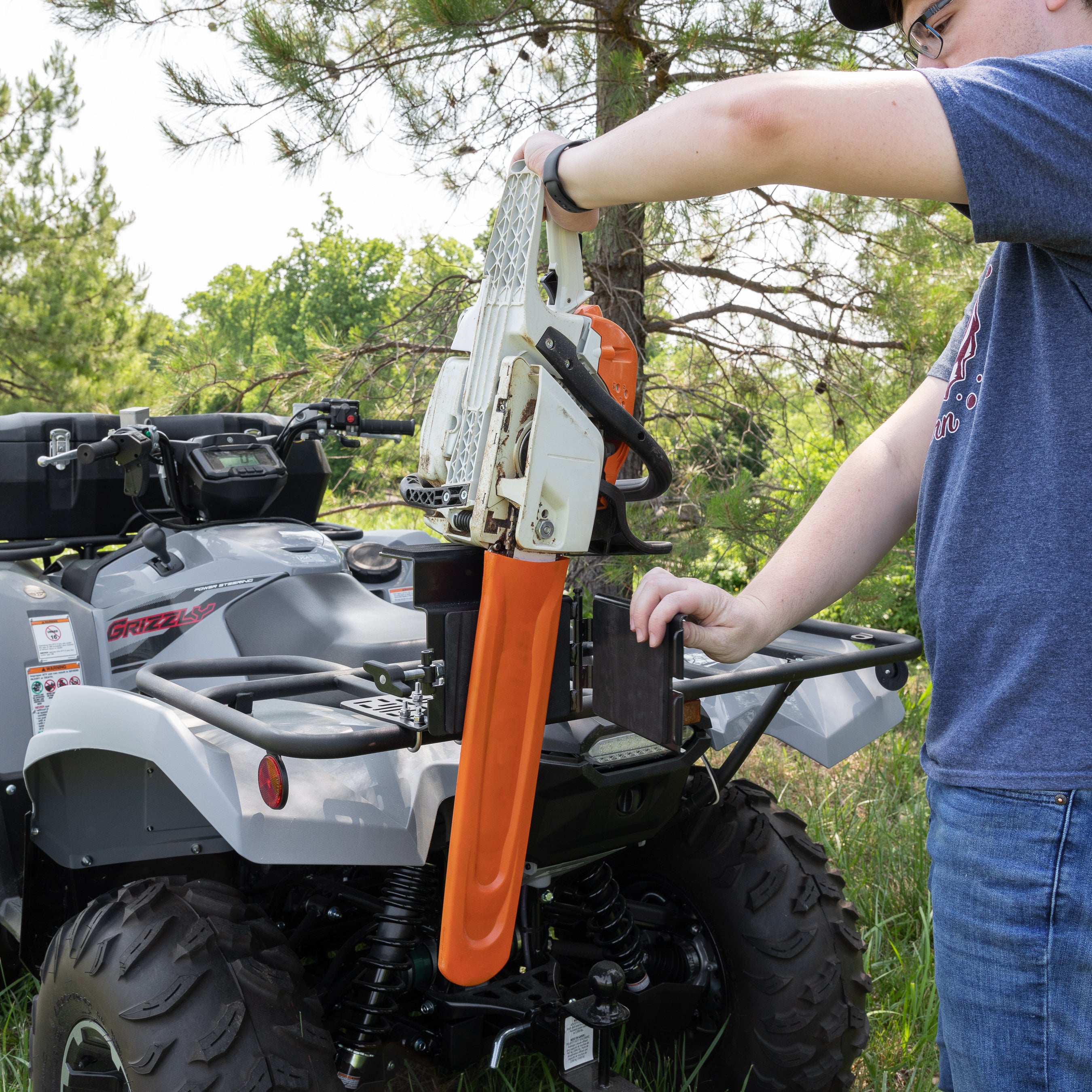 Black Boar ATV / UTV Chainsaw Mount - Black Boar ATV