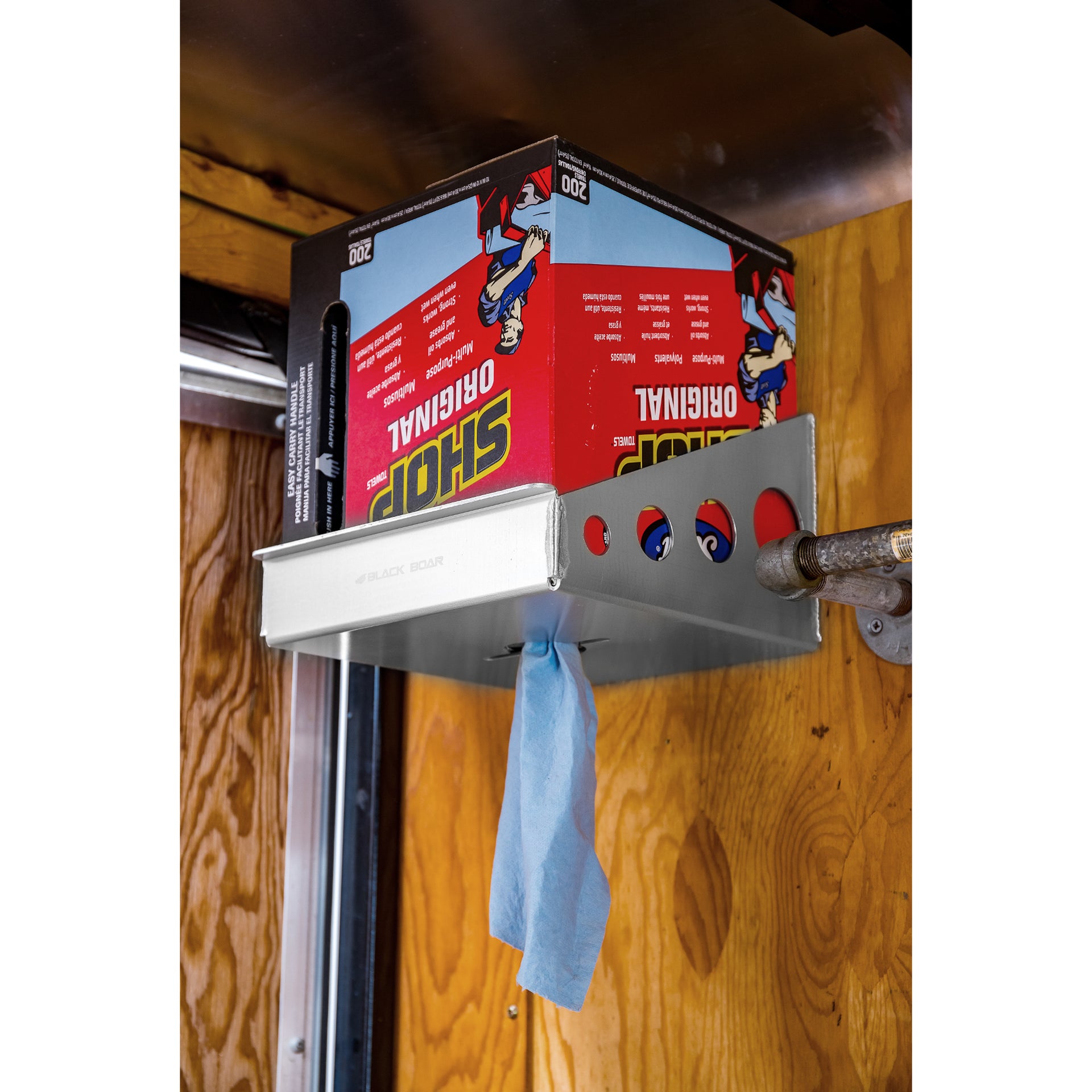 Black Boar - Race Trailer, Boxed Rag Holder