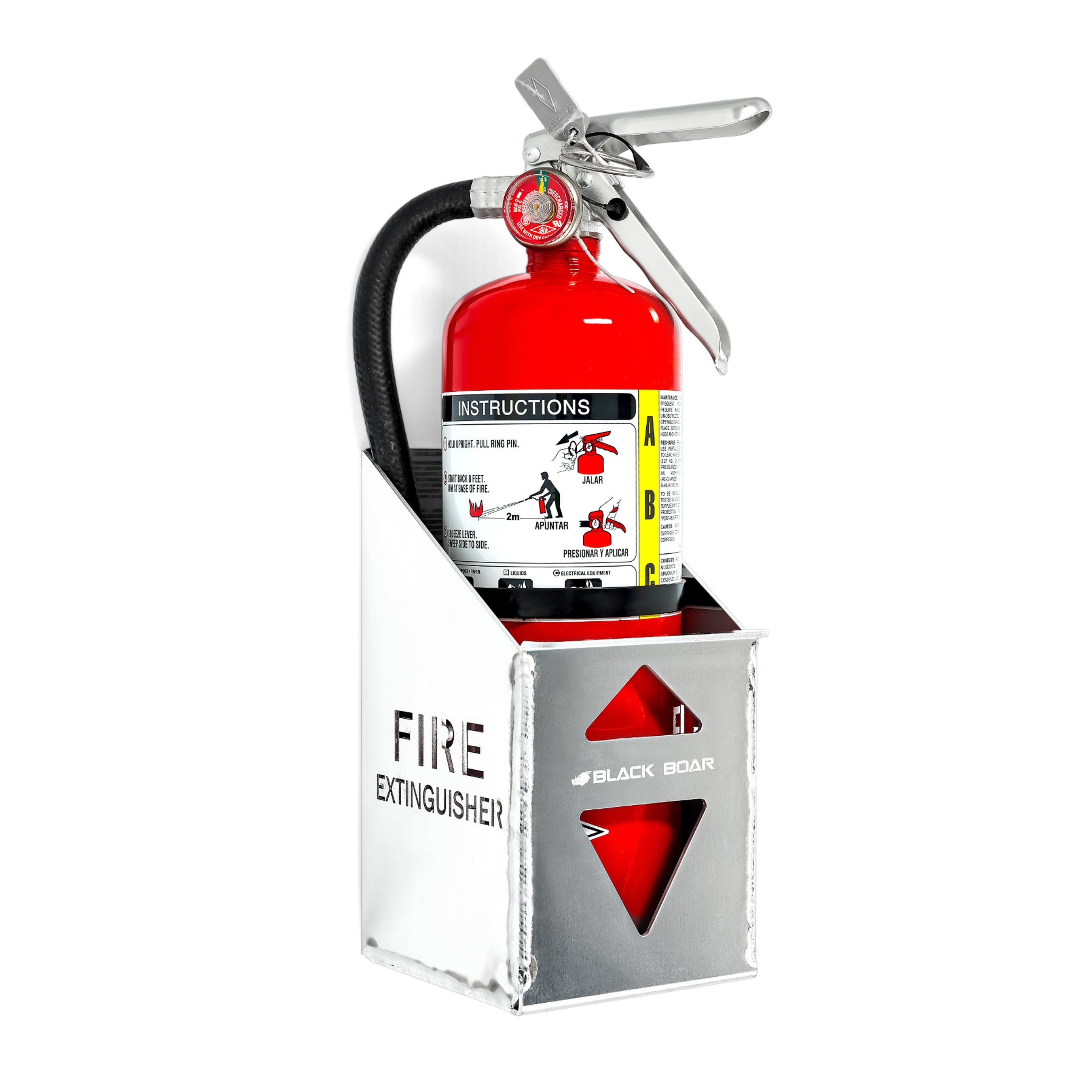 Black Boar Aluminum Fire Extinguisher Holder - Black Boar ATV