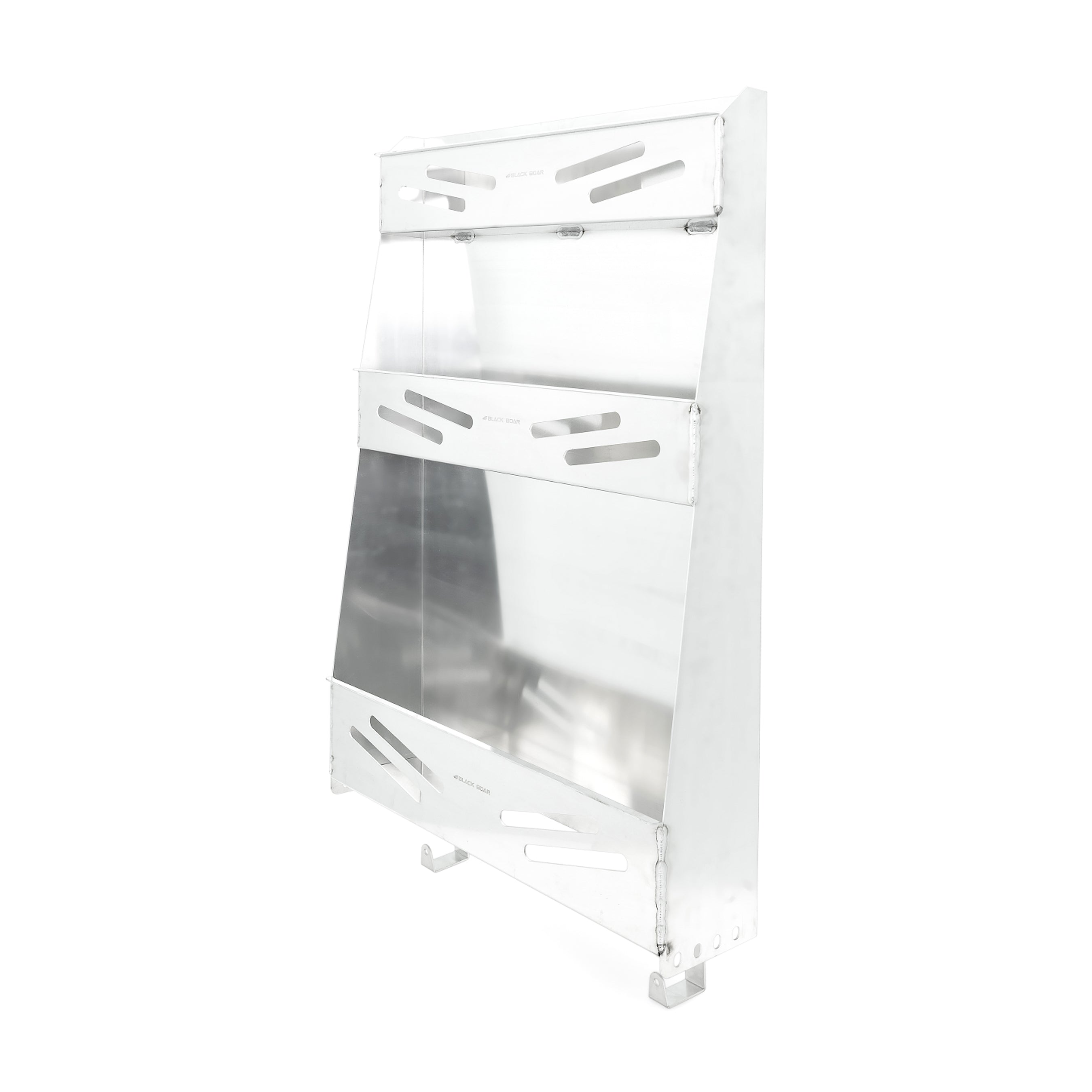 Black Boar Aluminum Large Storage Shelves with Integrated Hooks - Black Boar ATV