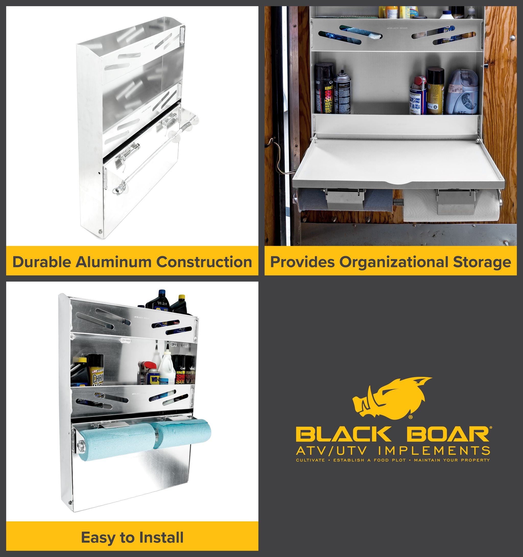 Black Boar Aluminum Large Work Station - Black Boar ATV